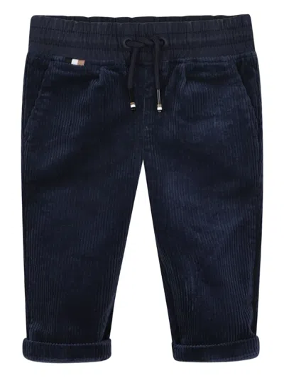Bosswear Babies' Navy Corduroy Trousers In Blue