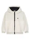 Bosswear Panelled Hooded Jacket In White