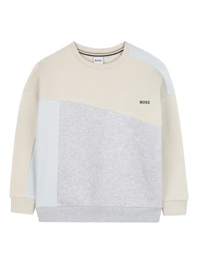 Bosswear Kids' Panelled Sweatshirt In Multi