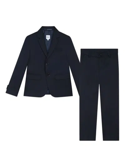 Bosswear Kids' Single-breasted Suit In Blue