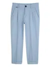 Bosswear Pleat-detail Trousers In Blue