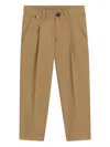Bosswear Pleat-detailed Trousers In Brown