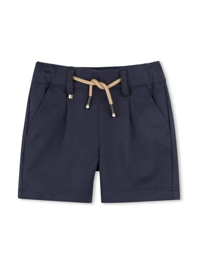Bosswear Babies' Pleat-detailing Shots In Blue