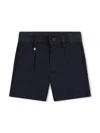 Bosswear Pleated Bermuda Shorts In Blue