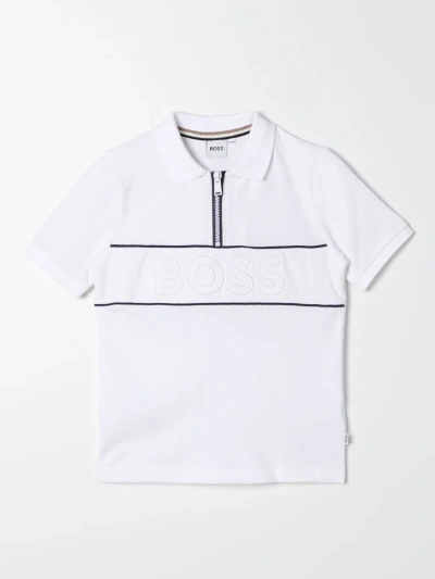 Bosswear Polo Shirt Boss Kidswear Kids Color White