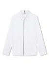 Bosswear Poplin-texture Button-up Shirt In White