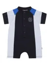 Bosswear Printed Romper In Blue