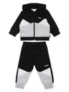 Bosswear Printed Tracksuit Set In Black