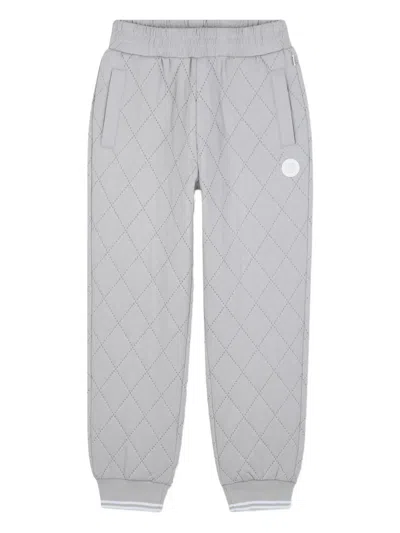 Bosswear Kids' Quilted Joggers In Gray