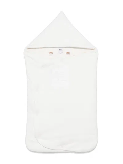 Bosswear Red-panda-embroidery Sleeping Bag In White