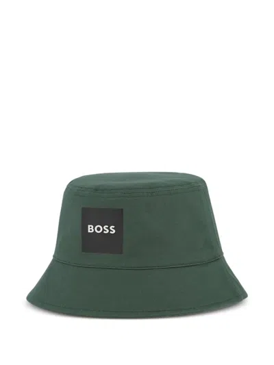 Bosswear Kids' Reversible Bucket Hat In Green