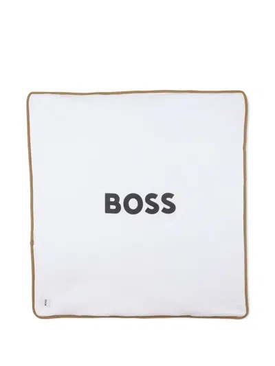 Bosswear Reversible Logo Blanket In Brown
