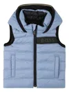 Bosswear Logo-print Gilet In Blue
