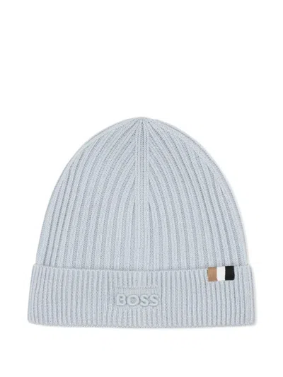 Bosswear Babies' Ribbed Beanie In Blue