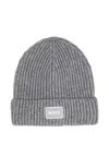 Bosswear Ribbed Beanie In Gray