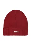 Bosswear Ribbed Beanie In Red