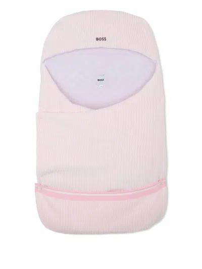 Bosswear Ribbed Sleeping Bag In Pink