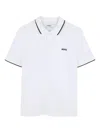 Bosswear Boss Kidswear Kids' Tipped Cotton Piqué Polo In White