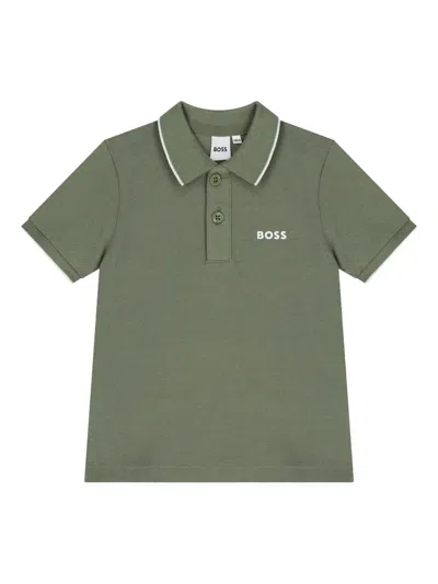 Bosswear Babies' Short Sleeve Polo In Green