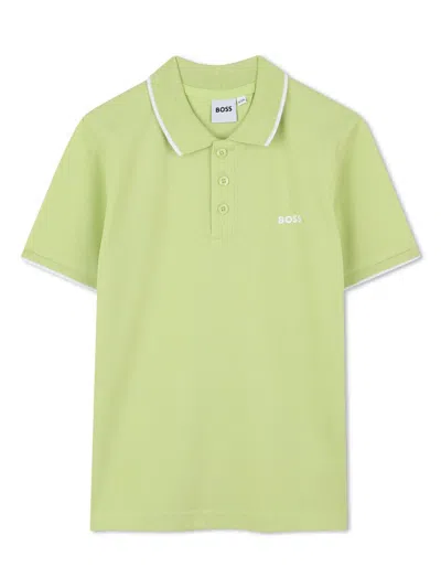 Bosswear Kids' Short-sleeve Polo Shirt In Green
