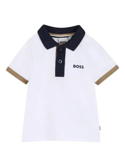 Bosswear Babies' Short-sleeve Polo Shirt In White
