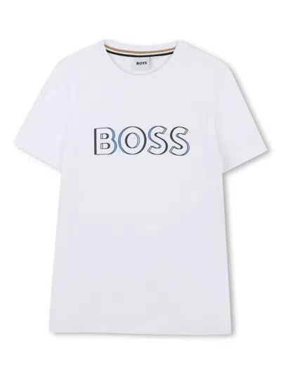 Bosswear Kids' Short-sleeve T-shirt In ホワイト