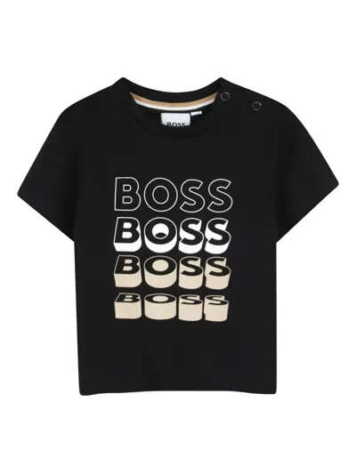 Bosswear Babies' Short-sleeve T-shirt In Black