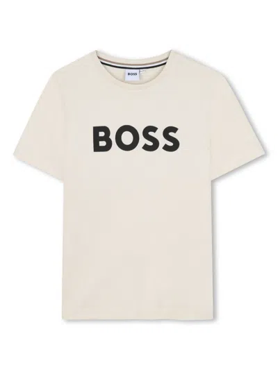 Bosswear Kids' Short-sleeve T-shirt In Neutrals