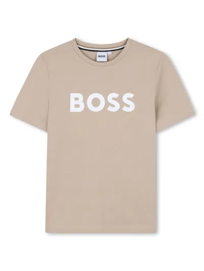 Bosswear Kids' Short-sleeve T-shirt In Neutrals