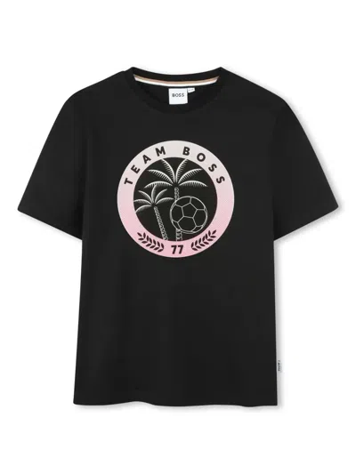 Bosswear Kids' Short-sleeved T-shirt In Black