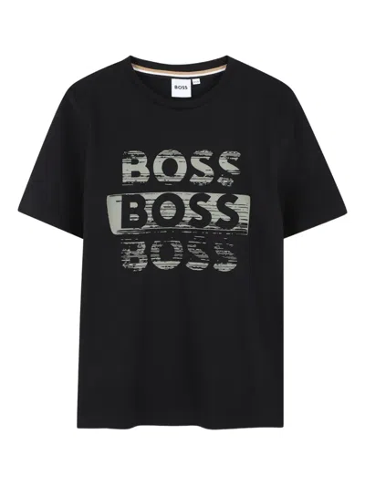 Bosswear Kids' Short-sleeved T-shirt In Black