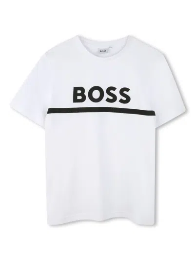 Bosswear Kids' Short-sleeved T-shirt In White