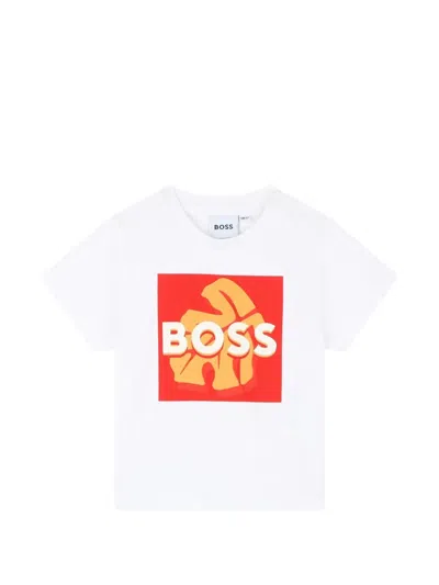 Bosswear Kids' Short-sleeves T-shirt In White