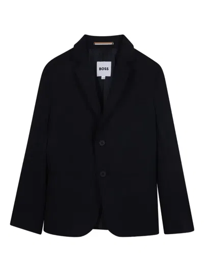 Bosswear Kids' Single-breasted Blazer In Black