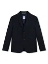 Bosswear Notched-lapels Single-breasted Suit In Blue