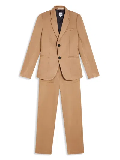 Bosswear Kids' Single-breasted Suit In Neutrals