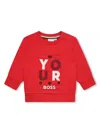 Bosswear Slogan-print Sweatshirt In Red