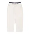 Bosswear Stetch Corduroy Logo Sweatpants In Neutral