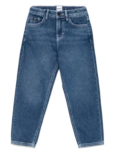 Bosswear Kids' Straight-leg Jeans In Blue