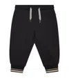 Bosswear Stripe-cuff Sweatpants In Black