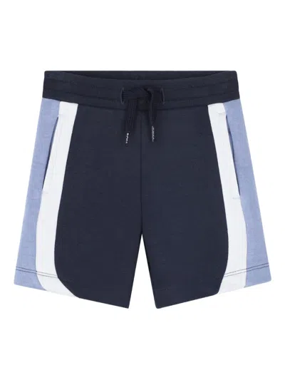 Bosswear Babies' Stripe-detail Drawstring Shorts In Multi
