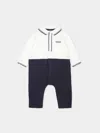 Bosswear Stripe Detailing Romper In White