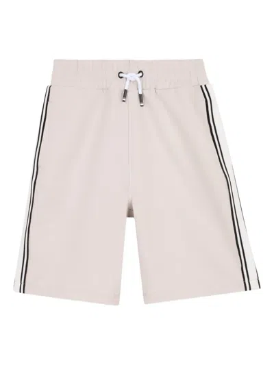 Bosswear Kids' Stripe Drawstring Shorts In Neutral