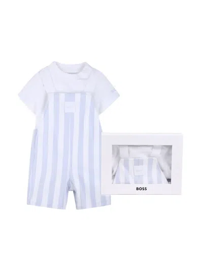 Bosswear Striped Babywear Set In Multi