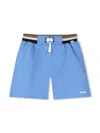 Bosswear Logo Swim Shorts In 蓝色