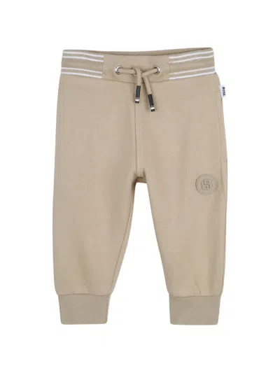 Bosswear Babies' Striped Track Pants In Neutral