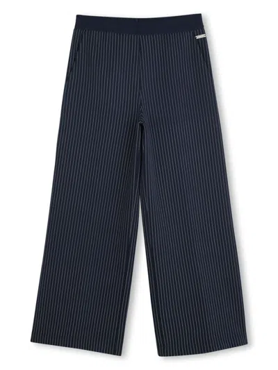 Bosswear Kids' Striped Trousers In Blue