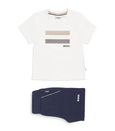 Bosswear Kids' T-shirt And Shorts Set In Multi