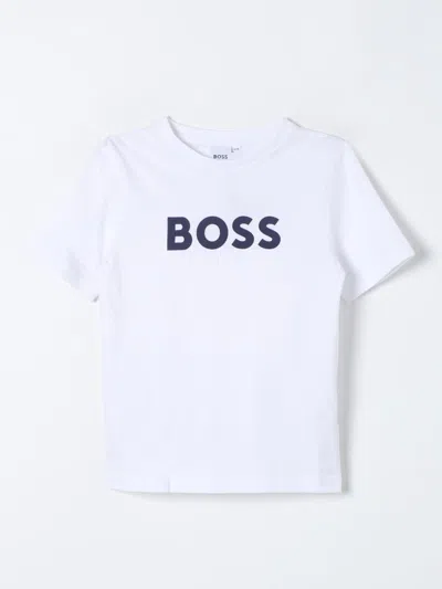 Bosswear T-shirt Boss Kidswear Kids Color White