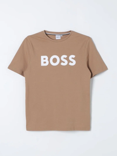 Bosswear T恤 Boss Kidswear 儿童 颜色 米色 In Beige